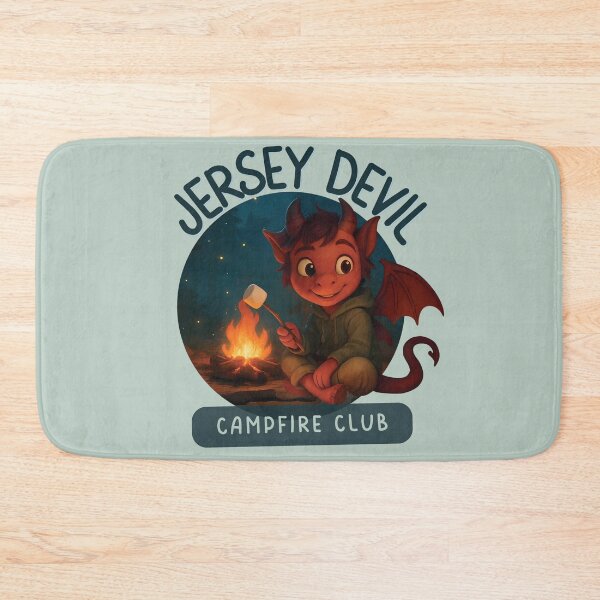 Item preview, Cute Jersey Devil Cryptid – Campfire Club Design designed and sold by designs_by_s2.