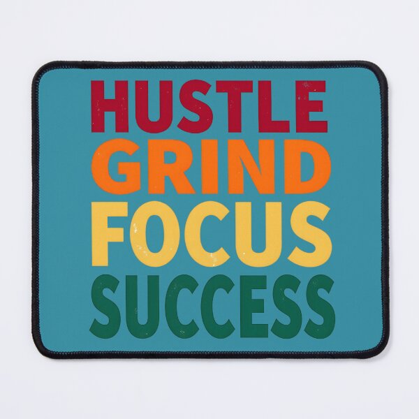 Item preview, Motivation Hustle Focus Grind designed and sold by Fab-Haven.