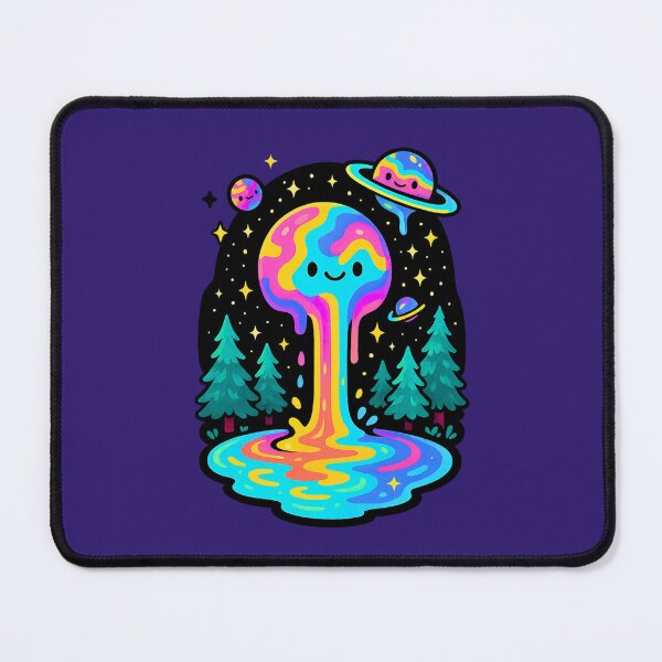 Item preview, Melting Colorful Planets Outer Space Bright designed and sold by AnotherFemaleHuman.