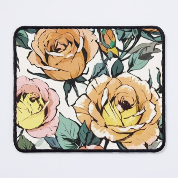 Item preview, beautiful orange and yellow roses designed and sold by Nice-patterns.