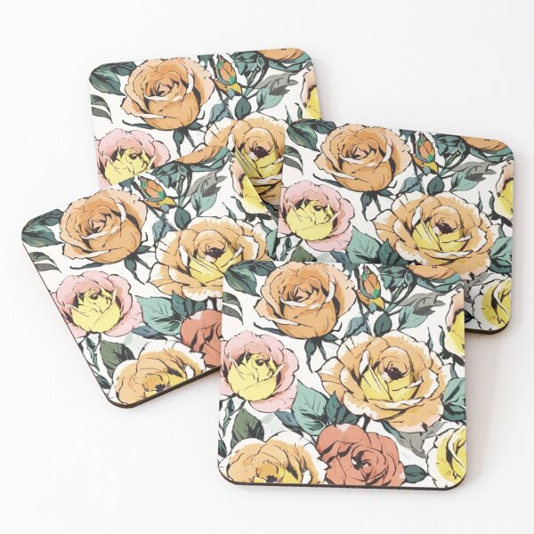Item preview, beautiful orange and yellow roses designed and sold by Nice-patterns.