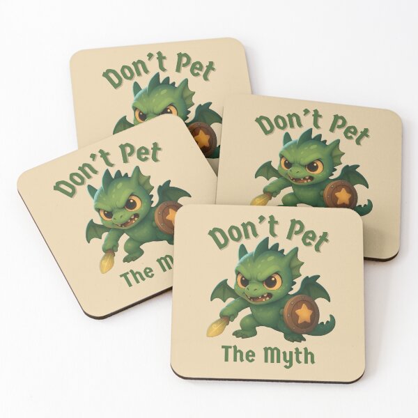 Item preview, Don’t Pet the Myth – Cute Chupacabra Cryptid Defender  designed and sold by designs_by_s2.