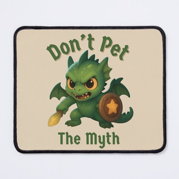 Item preview, Don’t Pet the Myth – Cute Chupacabra Cryptid Defender  designed and sold by designs_by_s2.