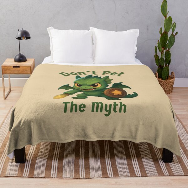 Item preview, Don’t Pet the Myth – Cute Chupacabra Cryptid Defender designed and sold by designs_by_s2.
