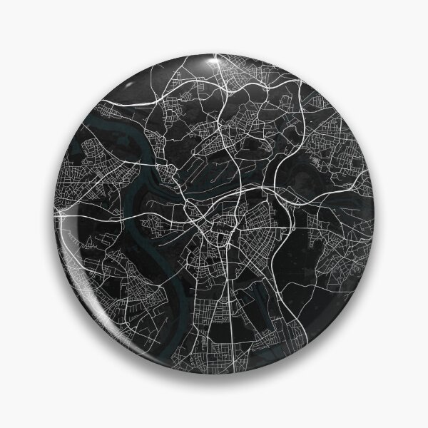 Item preview, Duisburg City Map Germany - Dark designed and sold by deMAP.
