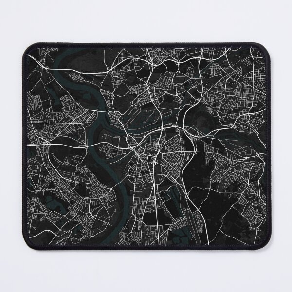 Item preview, Duisburg City Map Germany - Dark designed and sold by deMAP.