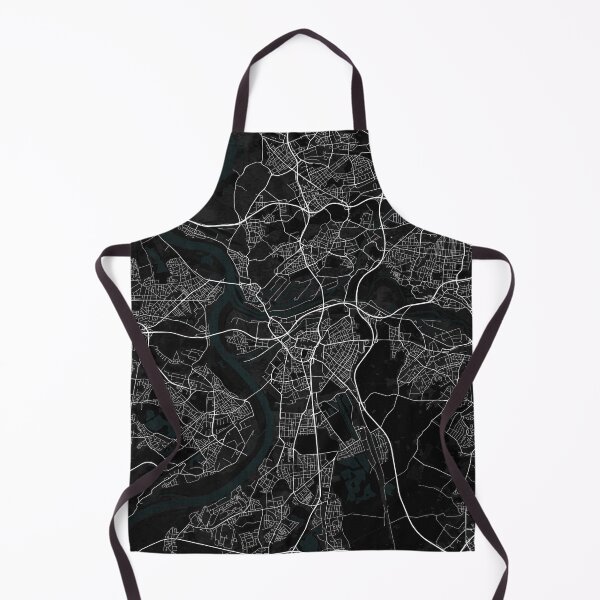 Item preview, Duisburg City Map Germany - Dark designed and sold by deMAP.