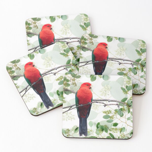 Item preview, King Parrot (Alisterus scapularis) designed and sold by bella photoaus.