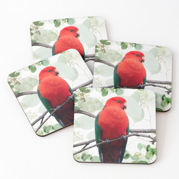 Item preview, King Parrot (Alisterus scapularis) designed and sold by bella photoaus.