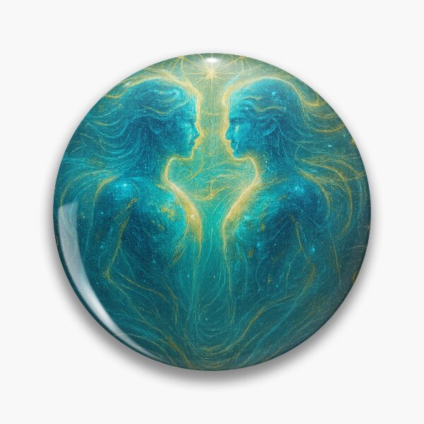 Item preview, Gemini NUR Frequency Sacred Zodiac – Cosmic Energy Art designed and sold by NUR.