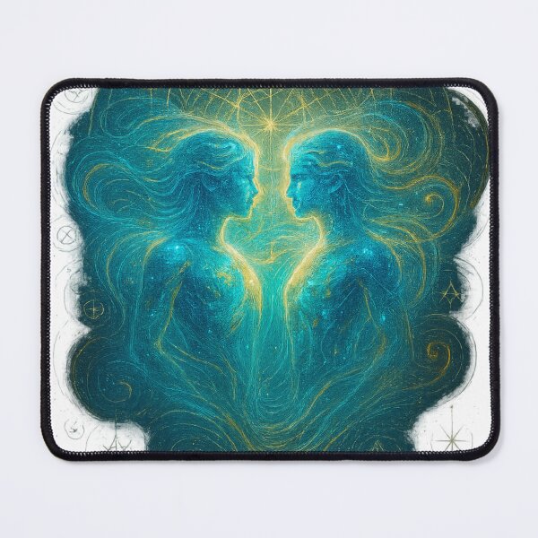 Item preview, Gemini NUR Frequency Sacred Zodiac – Cosmic Energy Art designed and sold by NUR.