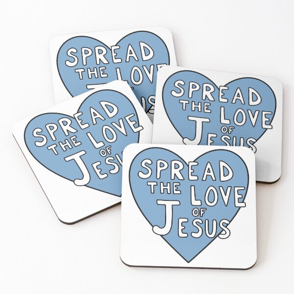 Item preview, Spread the love of Jesus heart design designed and sold by JoyMadeArt.