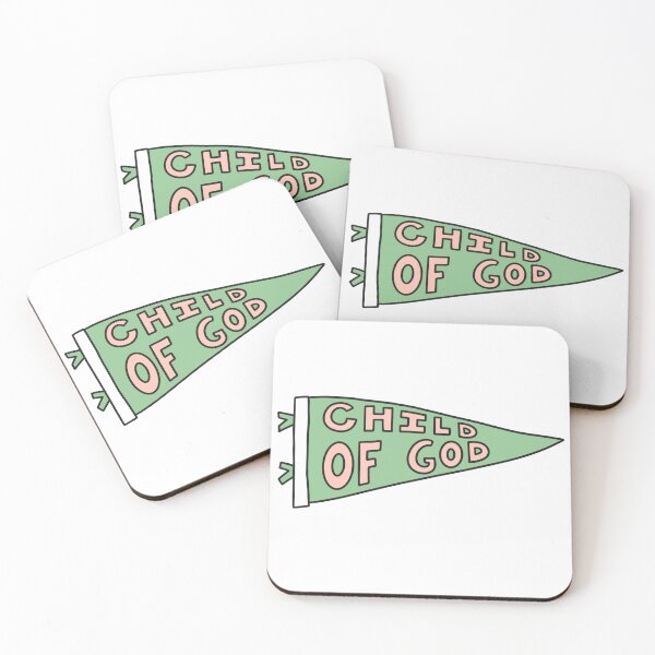 Item preview, Child of God banner (green and pink) design designed and sold by JoyMadeArt.