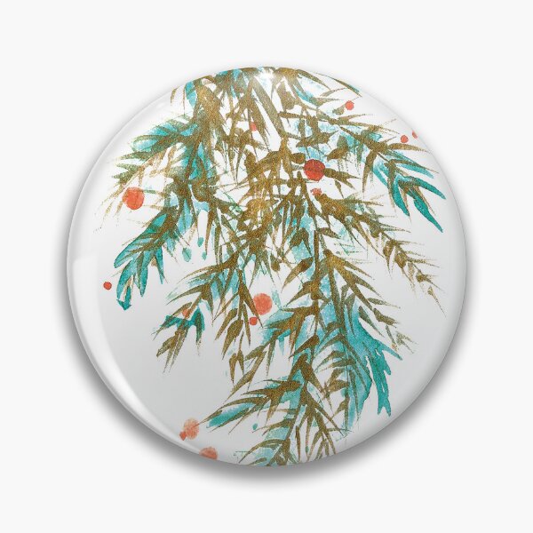 Item preview, Watercolor Pine Twig and Berries designed and sold by Duncan Bullock.