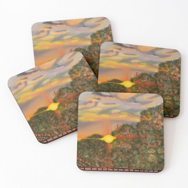 Item preview, Early Winter  Sunset - Digital Art designed and sold by Svasti Arts and Designs.