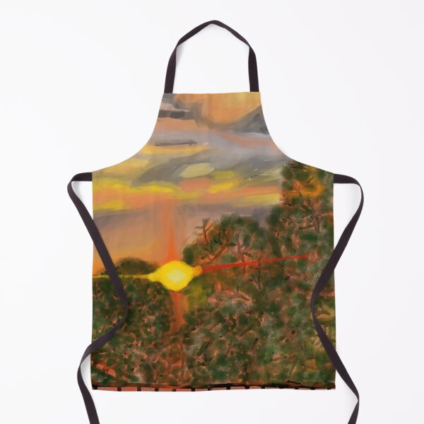 Item preview, Early Winter Sunset - Digital Art designed and sold by Svasti Arts and Designs.