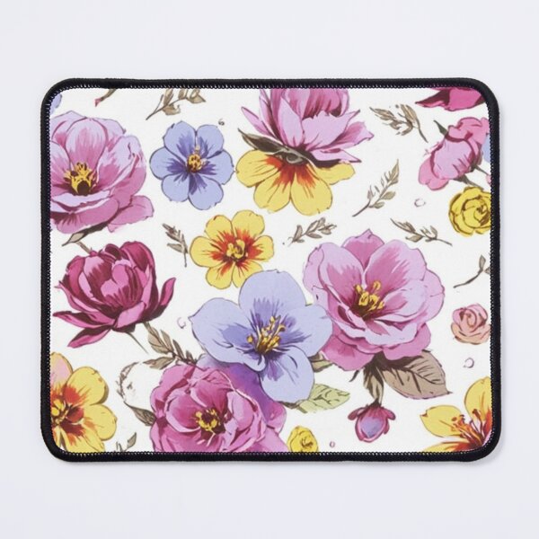 Item preview, Pink flower pattern designed and sold by Nice-patterns.
