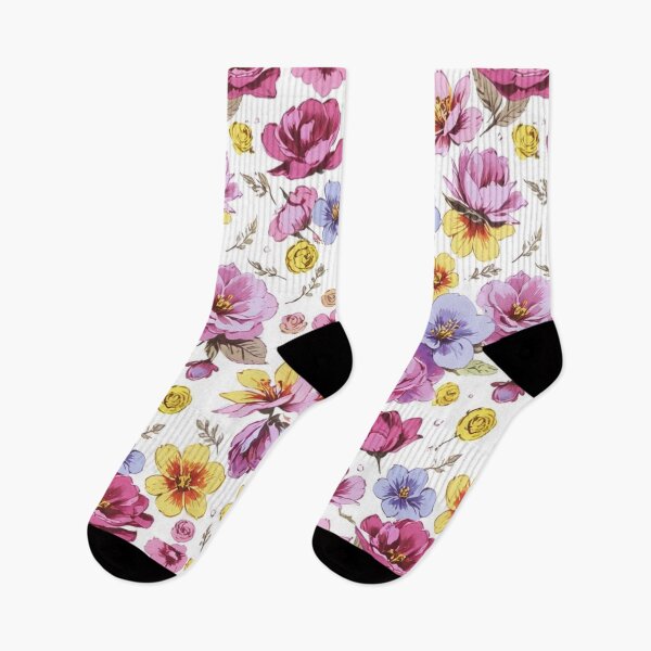 Item preview, Pink flower pattern designed and sold by Nice-patterns.
