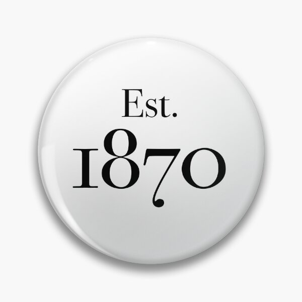 Item preview, Established 1870 designed and sold by Victoriana Brooke.