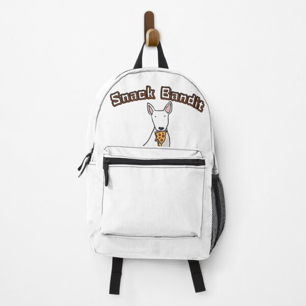 Item preview, Snack Bandit – Bull Terrier Pizza Lover designed and sold by CalmDownZone ⭐️⭐️⭐️⭐️⭐️.