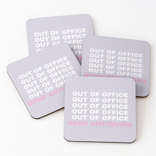 Item preview, Out of Office Gone Antiquing Funny sign for Antique Lovers designed and sold by Neeshki.