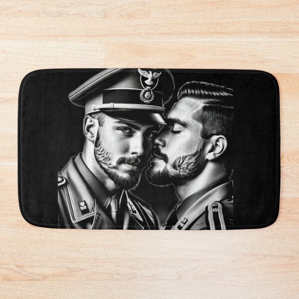 Item preview, Stand To Attention Military Gay Pride Graphic Design designed and sold by ItsAKinkThing.