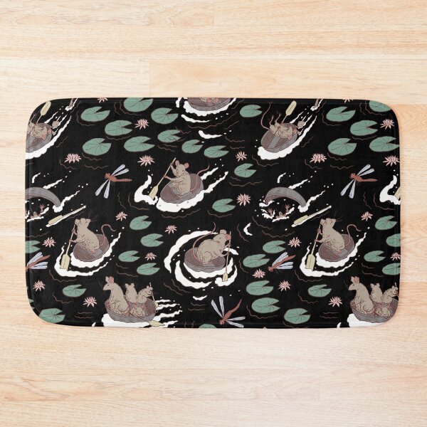 Item preview, Coracle Race — mice and lilies (night) designed and sold by tanaudel.