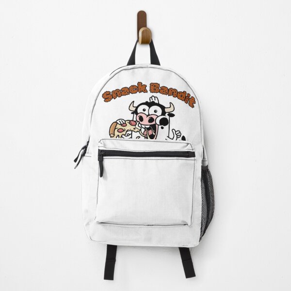 Item preview, Snack Bandit Funny Cow Pizza Cartoon designed and sold by CalmDownZone ⭐️⭐️⭐️⭐️⭐️.
