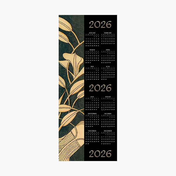 Item preview, Lilies • 2026 Year-at-a-glance Calendar • ©cpizer solar art designed and sold by photoclique.