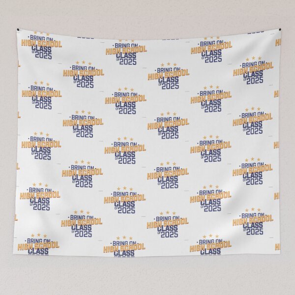 Item preview, funny class of 2025 graduation design bring on high school class 2025, funny high school student designed and sold by LuxeGraphix.