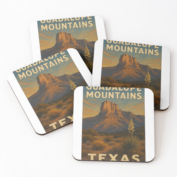 Item preview, Guadalupe Mountains Texas El Capitan in Evening Light designed and sold by Aryabek.