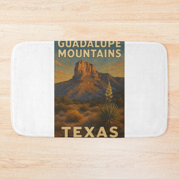 Item preview, Guadalupe Mountains Texas El Capitan in Evening Light designed and sold by Aryabek.