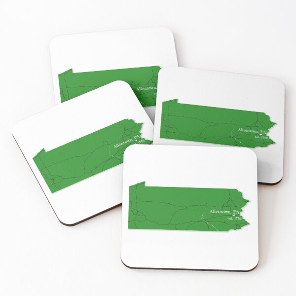 Item preview, Allentown, PA [Green] designed and sold by PhilbonianDezin.