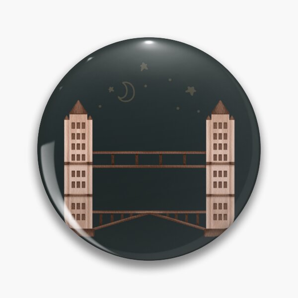 Item preview, Moonlit Bridge at Night designed and sold by StudioBy-ColorNest.