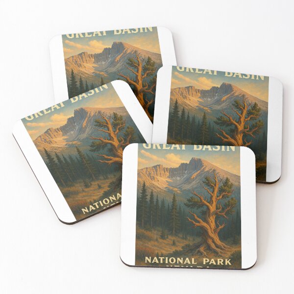 Item preview, Great Basin National Park Nevada Bristlecone Pine and Mountains designed and sold by Aryabek.