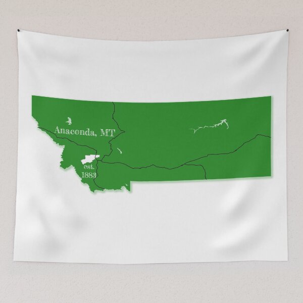 Item preview, Anaconda, MT [Green] designed and sold by PhilbonianDezin.