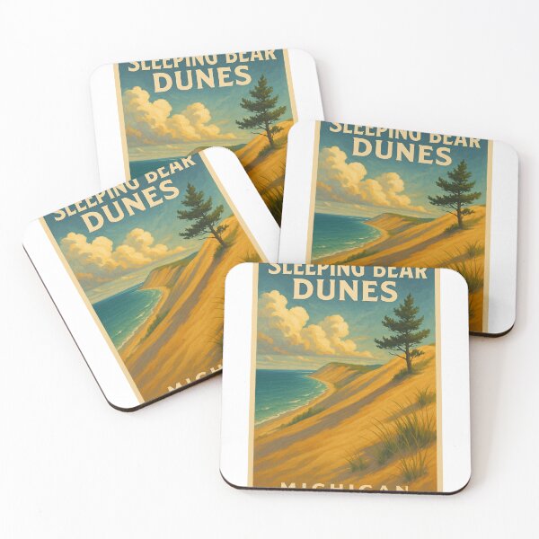 Item preview, Sleeping Bear Dunes Michigan Bluffs and Shoreline designed and sold by Aryabek.