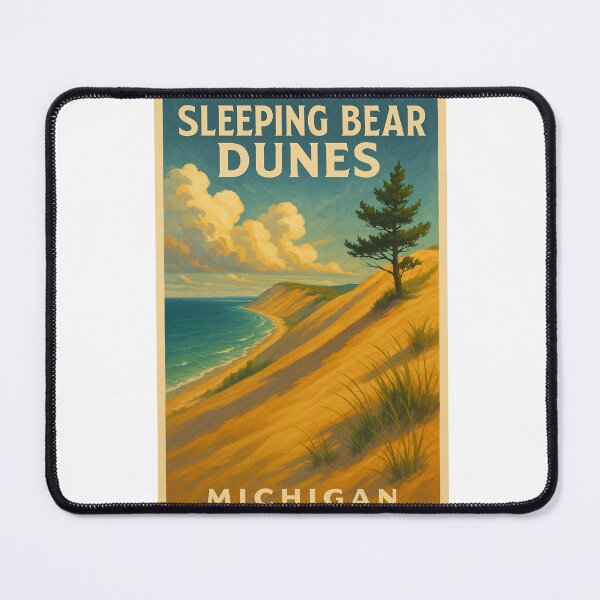 Item preview, Sleeping Bear Dunes Michigan Bluffs and Shoreline designed and sold by Aryabek.
