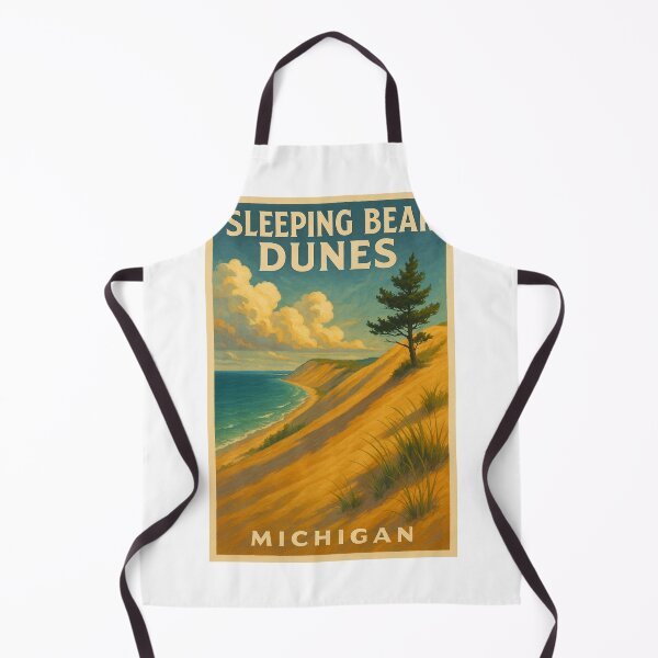 Item preview, Sleeping Bear Dunes Michigan Bluffs and Shoreline designed and sold by Aryabek.