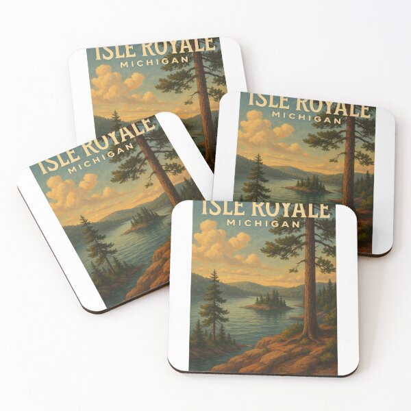 Item preview, Isle Royale National Park Michigan Island View at Sunset designed and sold by Aryabek.