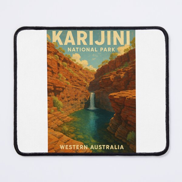 Item preview, Karijini National Park Western Australia Red Gorge Waterfall designed and sold by Aryabek.