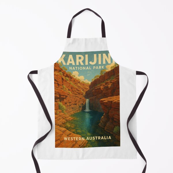 Item preview, Karijini National Park Western Australia Red Gorge Waterfall designed and sold by Aryabek.