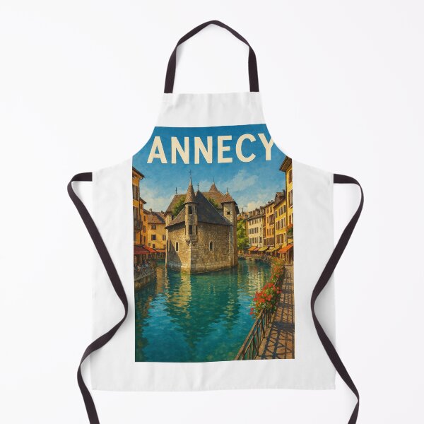 Item preview, Annecy France Historic Canal View and Palais de l’Isle designed and sold by Aryabek.