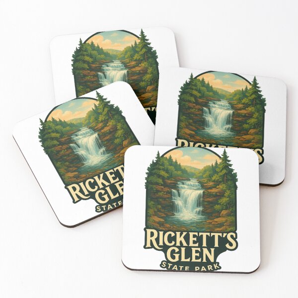 Item preview, Ricketts Glen State Park Pennsylvania Waterfall View designed and sold by Aryabek.