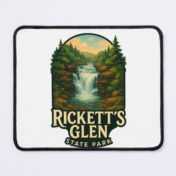 Item preview, Ricketts Glen State Park Pennsylvania Waterfall View designed and sold by Aryabek.