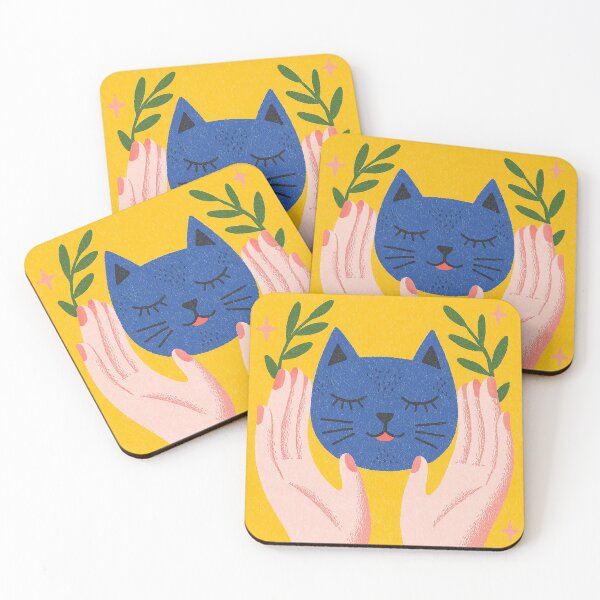Item preview, Caring Hands Embracing Whimsical Cat designed and sold by zzz888.