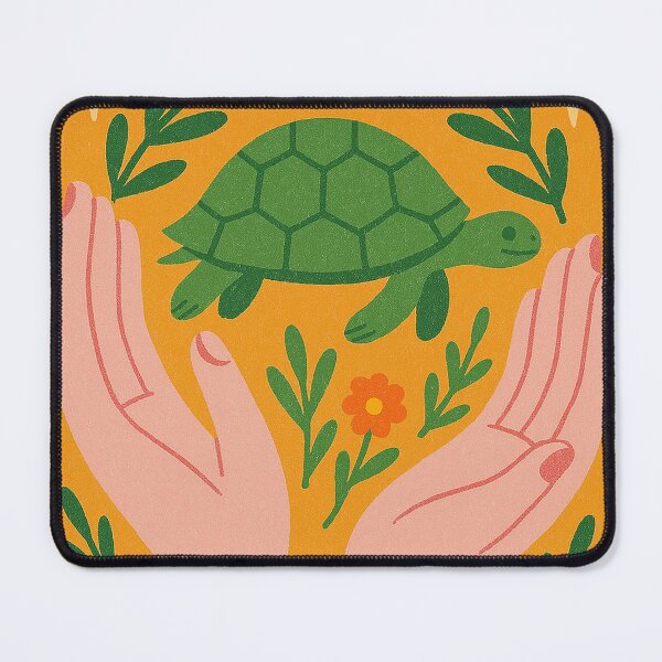 Item preview, Nurturing Hands Protecting a Gentle Turtle designed and sold by zzz888.
