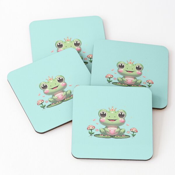 Item preview, Kawaii Frog Cute Cartoon Character designed and sold by Doremy Kids.