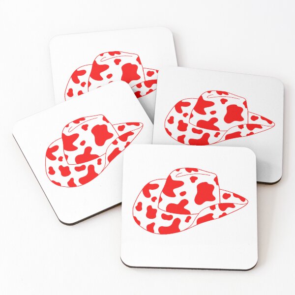 Item preview, Red Cow Print Cowboy Hat designed and sold by sorooart.
