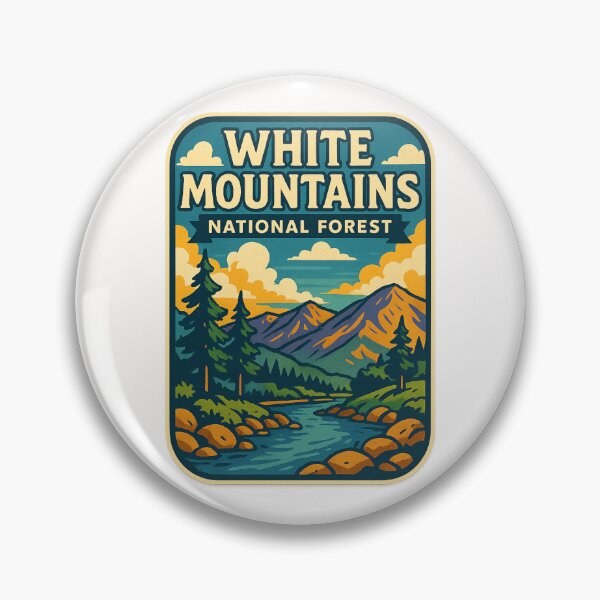 Item preview, White Mountains National Forest River and Peaks Scene designed and sold by Places On Earth.